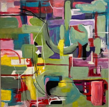 绘画 标题为“Ohne Titel 2” 由Silke Janzen, 原创艺术品, 丙烯