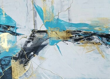 Painting titled "Abstraction" by Alina Lark, Original Artwork, Acrylic