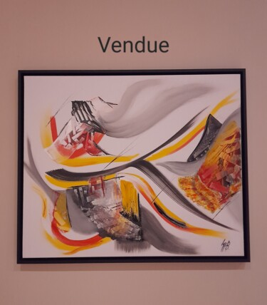 Peinture intitulée "L'envol" par Lys B., Œuvre d'art originale, Acrylique Monté sur Châssis en bois