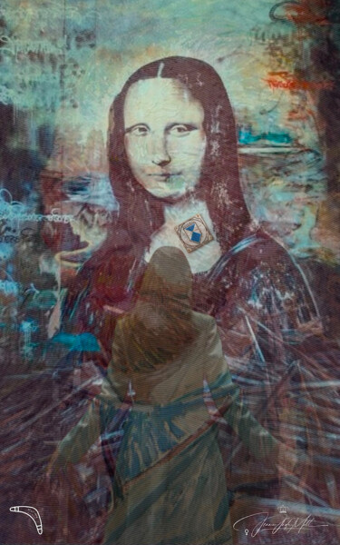 Цифровое искусство под названием "Das Denkmal" - Jeanina Jade Moll, Подлинное произведение искусства, 2D Цифровая Работа