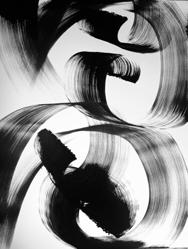 RESONANCES #2 Malerei mit dem Titel "RESONANCES #2" von Geraldine Auret, Original-Kunstwerk, Acryl Auf Keilrahmen aus Holz montiert