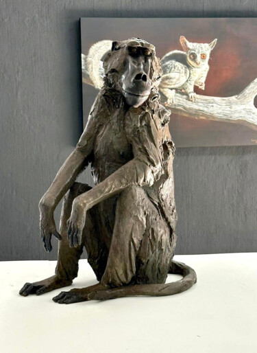 Sculpture titled "Life size bronze ba…" by Michael Cañadas, Original Artwork, Bronze