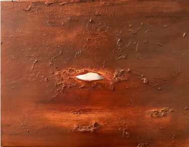 Peinture intitulée "Nature profonde" par Maya Farhat, Œuvre d'art originale, Huile Monté sur Châssis en bois