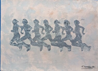 绘画 标题为“MARATON VII” 由Francisco Serrano Gutierrez, 原创艺术品, 丙烯