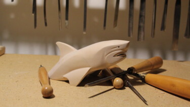 Scultura intitolato "4S" da Douglas Okerlund, Opera d'arte originale, Legno