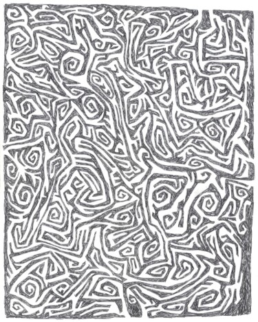 "Dessein? 2008-64" başlıklı Resim Rémy Verneuil tarafından, Orijinal sanat, Kalem