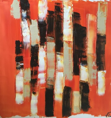 Peinture intitulée "MELANGES" par Veronique Penchaud, Œuvre d'art originale, Huile Monté sur Châssis en bois