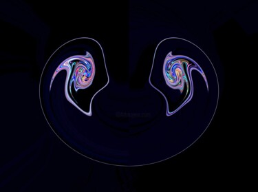 数字艺术 标题为“Digital Abstract No…” 由Shahriar Aghakhani, 原创艺术品, 数字油画