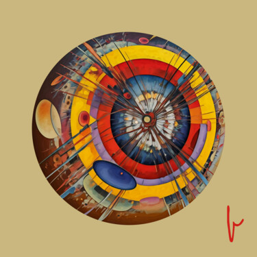 Arts numériques intitulée "Maboul 46" par Jean Paul Pierozzi, Œuvre d'art originale, Peinture numérique