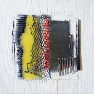 Painting titled "ABS - 51" by Claude Géan, Original Artwork, Acrylic Mounted on Wood Panel