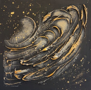 Malerei mit dem Titel "Stardust" von Mersedes Mein, Original-Kunstwerk, Acryl Auf Holzplatte montiert