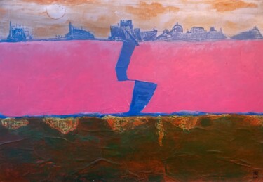 Peinture intitulée "Paris perdu!" par Fabien Grillon, Œuvre d'art originale, Acrylique Monté sur Châssis en bois