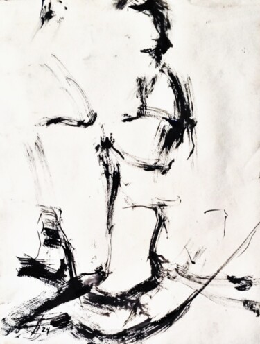 Рисунок под названием "Дали" - Tatyana Zakharova, Подлинное произведение искусства, Акрил