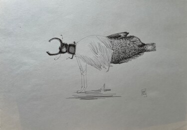 图画 标题为“HPthe body in piece…” 由Leni Smoragdova, 原创艺术品, 标记