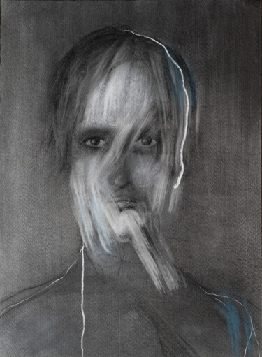 Digitale Kunst mit dem Titel "past" von Attila Hangyal, Original-Kunstwerk, Digitale Malerei