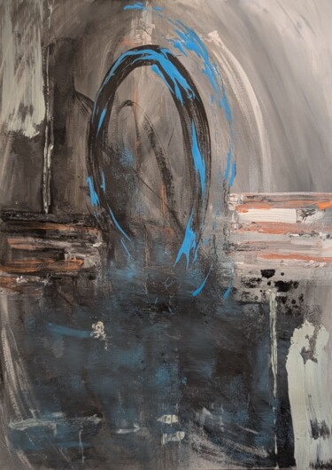 Pittura intitolato "Chiave di volta" da Graziana Checchia Pantaleone, Opera d'arte originale, Acrilico