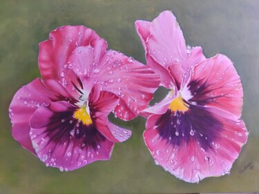 Peinture intitulée "Hercai" par Ömer Etuğrul, Œuvre d'art originale, Huile