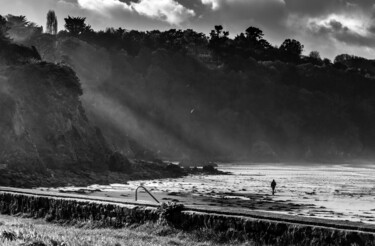 Photographie intitulée "Plage du Ris" par Michel Babkine, Œuvre d'art originale, Photographie numérique