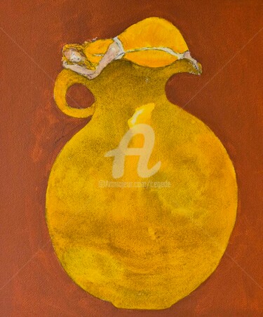 Peinture intitulée "Reverie" par Cegede, Œuvre d'art originale, Acrylique