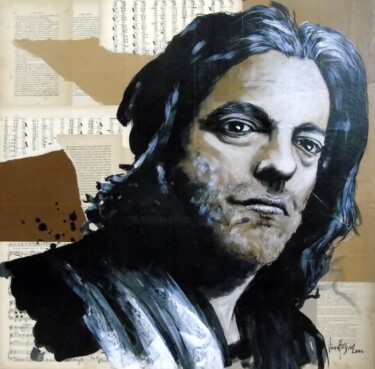 Peinture intitulée "l'homme 2" par Vincent Tessier Xxc, Œuvre d'art originale, Encre