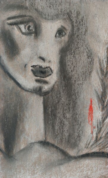 Angel IX Disegno intitolato "Angel IX" da Olesya Nikolaeva, Opera d'arte originale, Pastello
