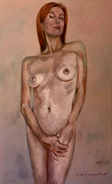 Peinture intitulée "Confidence Silencie…" par Clotilde Maillard, Œuvre d'art originale, Acrylique Monté sur Châssis en bois