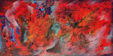 Peinture intitulée "Pompéï" par Julien Abstrait, Œuvre d'art originale, Acrylique Monté sur Châssis en bois