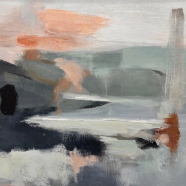 Peinture intitulée "Salt air" par Julia Alexeeva, Œuvre d'art originale, Acrylique Monté sur Carton