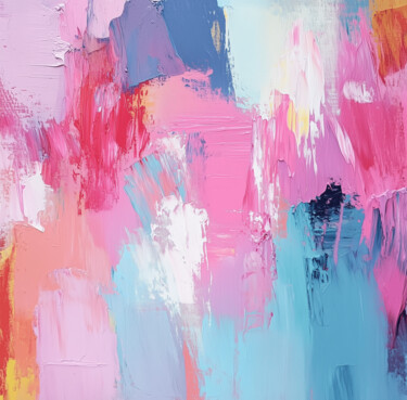 绘画 标题为“Abstract Expression…” 由Tanya Ocean, 原创艺术品, 油
