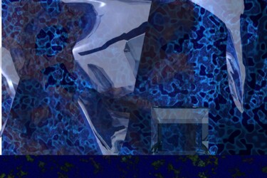Digital Arts titled "Abstrait02 la robe…" by Patrick Fraysse, Original Artwork, 3D Modeling