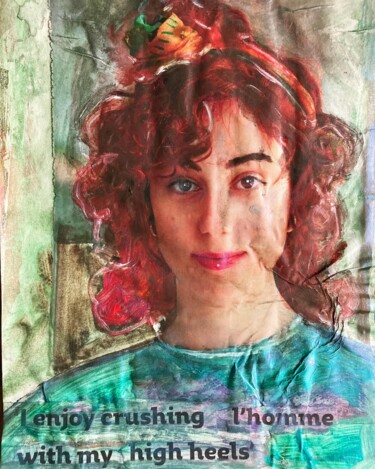 Peinture intitulée "« Going all the way…" par Ananda Eva, Œuvre d'art originale, Acrylique