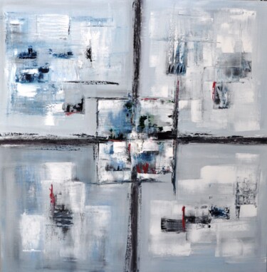 Peinture intitulée "Parcours 3" par Sandrine Hirson, Œuvre d'art originale, Huile