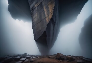 wonder converge in this mesmerizing rock formation Digital Arts titled "wonder converge in…" by Konstantin Petrov, Original Artwork, AI generated image