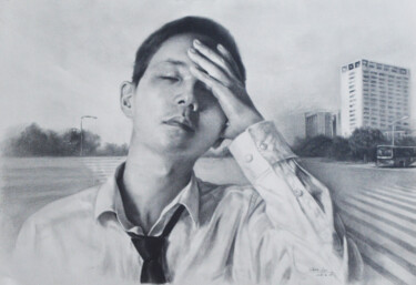 图画 标题为“Daydream” 由Sihua Liu, 原创艺术品, 石墨