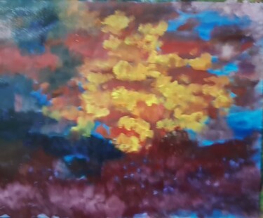 Painting titled "Abstract artwork" by Krishna Art Gallery, Original Artwork, Oil