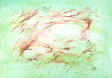 제목이 "Au vent d'hiver - A…"인 미술작품 Sandrine Lefebvre로, 원작, 파스텔