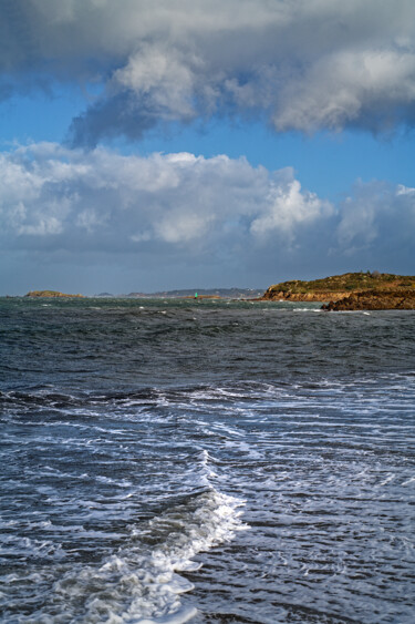 Carantec, la plage du Kelenn, pointe du Comsmeur. 摄影 标题为“Carantec, la plage…” 由Thierry Martin, 原创艺术品, 数码摄影