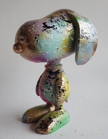 Sculpture titled "SPACO Snoopy Peanut…" by Spaco, Original Artwork, Resin