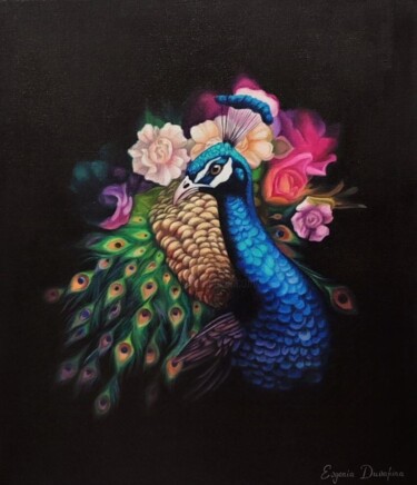 Painting titled "Современная картина…" by Evgenia Duvakina, Original Artwork, Oil