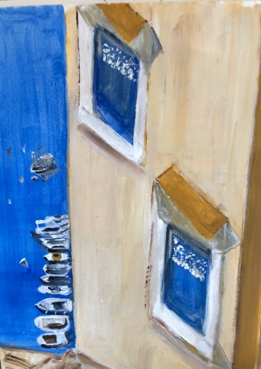 Painting titled "Plongée vertigineuse" by Daniele Morice, Original Artwork, Acrylic