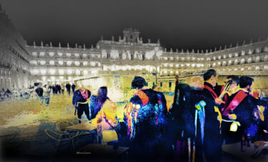 La Tuna en Salamanca 5 Arte digitale intitolato "La Tuna en Salamanc…" da Alfonso García, Opera d'arte originale, Fotografia digitale