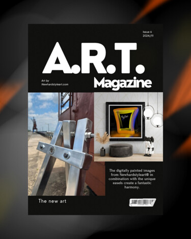 제목이 "Art Magazine"인 디지털 아트 Newhardstyleart로, 원작, 디지털 페인팅