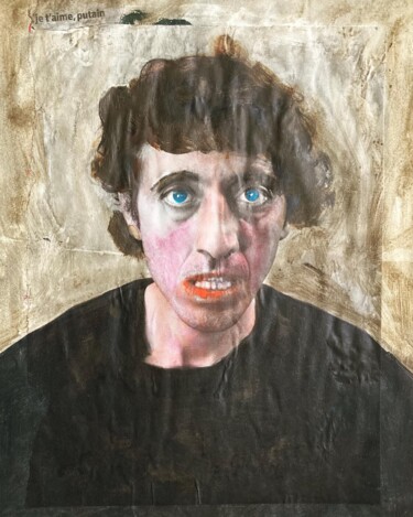 Peinture intitulée "« Putain, c’est pas…" par Ananda Eva, Œuvre d'art originale, Acrylique