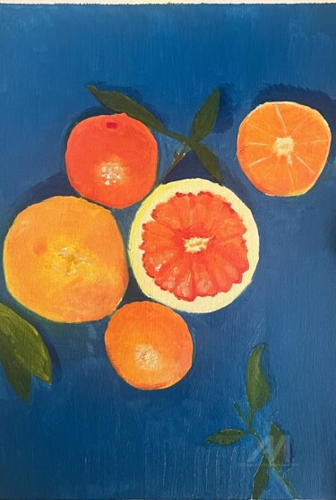 绘画 标题为“Orange” 由Giorgia Gasparini, 原创艺术品, 油
