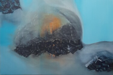 Peinture intitulée "Brume" par Lys B., Œuvre d'art originale, Acrylique Monté sur Châssis en bois