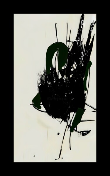 Digital Arts titled "一輪挿し 花" by Nobuaki Nakamura, Original Artwork, Digital Painting