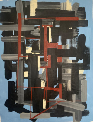 Peinture intitulée "Golfo Ártabro - 3" par Julien Jubault, Œuvre d'art originale, Acrylique