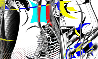 「entre-deux」というタイトルのデジタルアーツ Samiha El Harchi (Sam)によって, オリジナルのアートワーク, 2Dデジタルワーク