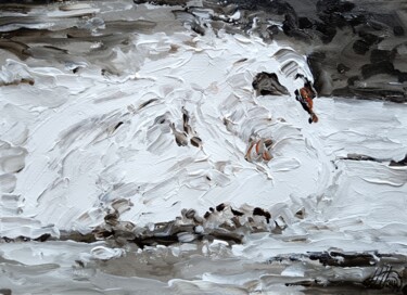 绘画 标题为“Le Cygne de l'Ilé 2.” 由Antoine Juliens, 原创艺术品, 丙烯