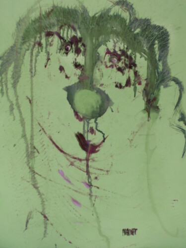 Photography titled "116 regard" by Laurent Pradat, Original Artwork, Oil